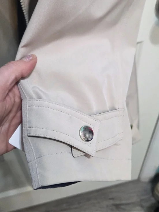 LIZ CLAIBORNE Large SP BEIGE WOMAN'S JACKET Spring Jacket Brand New Condition - Picture 5 of 6